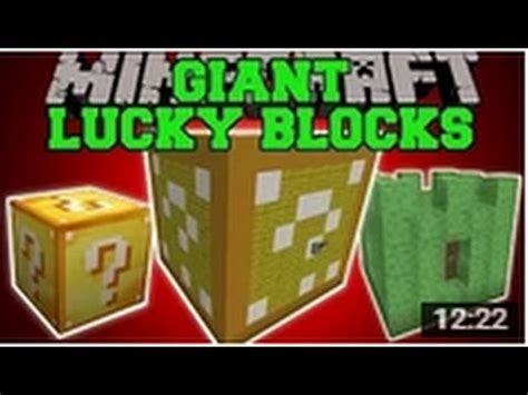 You know, what you do you, i don't really. Minecraft PopularMMOs GIANT LUCKY BLOCKS HUGE LUCKY BLOCKS ...