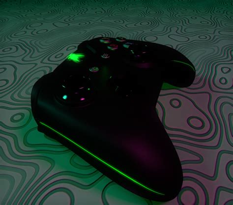Artstation Xbox Controller With Cinematic Game Assets