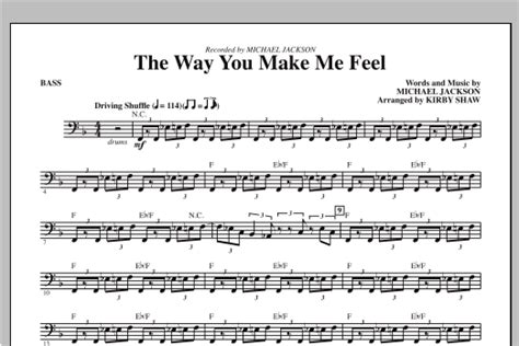 The Way You Make Me Feel Bass Sheet Music Direct