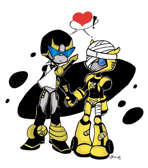 His name's cliffjumper… another good friend of mine. Prowl and Bumblebee - Collab by Lily-Carroll on DeviantArt