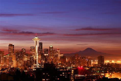 66 Seattle Skyline Wallpaper Wallpapersafari