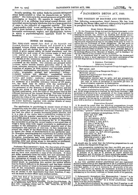 The dangerous drugs (special preventive measures) act 1985 (malay: DANGEROUS DRUGS ACT, 1920 | The BMJ