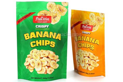 Banana Chips Packaging Bags Stand Up Pouch Kolysen