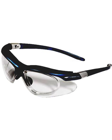 Swiss One Equinox Safety Spectacle With Prescription Frame Inserts From Aspli Safety