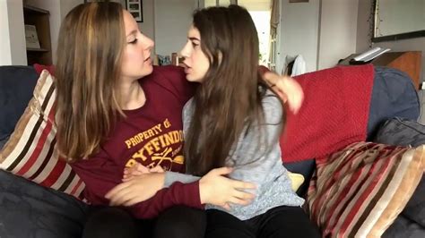Saskia And Lily Cute Lesbian Couple Youtube
