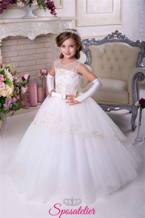 Show gli abiti sono arrivati in tempo. Abito da principessa per bambina 2017 sartorialeSposatelier