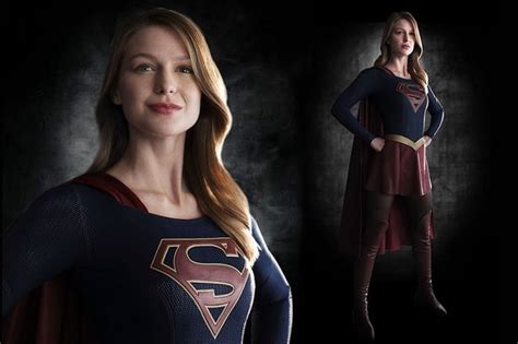 First Look At Melissa Benoist As Supergirl Glee Actress Dyes Hair Blonde To Look Like Iconic