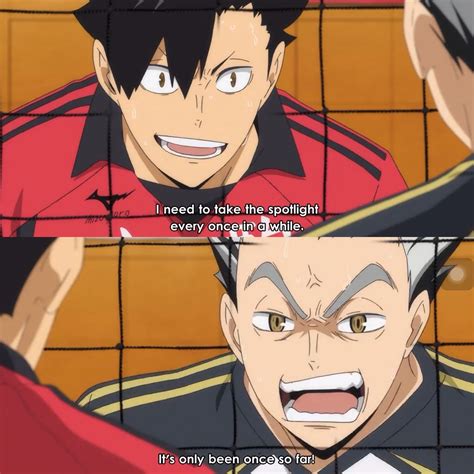 Haikyuu Anime Bokutokoutarou Bokuto Kurootetsurou Kuroo Funny Fukurodani Nekoma In 2020