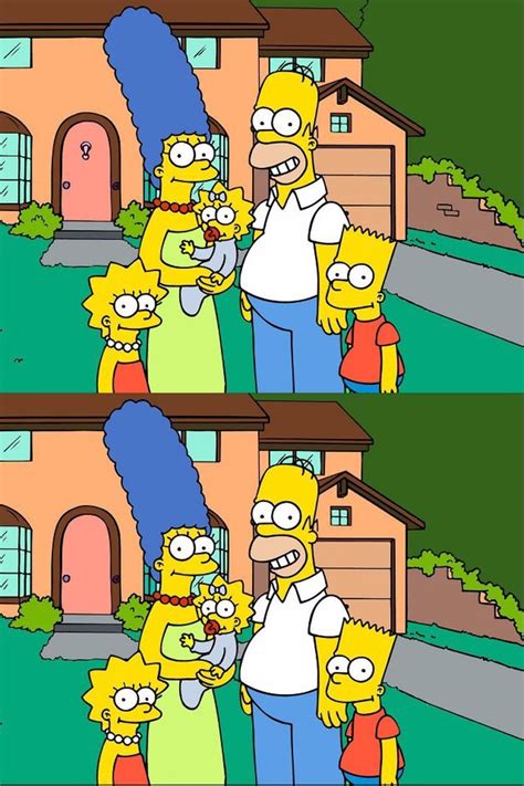 Resolvemos Encuentra Las 7 Diferencias Con Los Simpsons