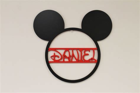 Disney Ears Kids Name Sign Disney Mickey Mouse Disney Etsy