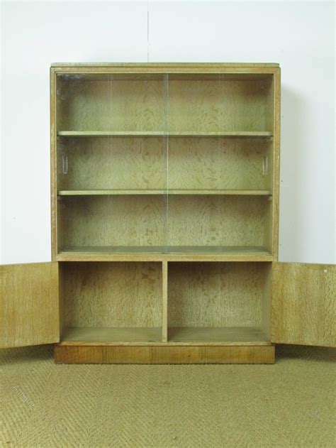 Our media units allow storage for all your home entertainment needs from games console and dvd players to satellite receivers and gadgets. Heal's Limed Oak Bookcase Cabinet - Antiques Atlas