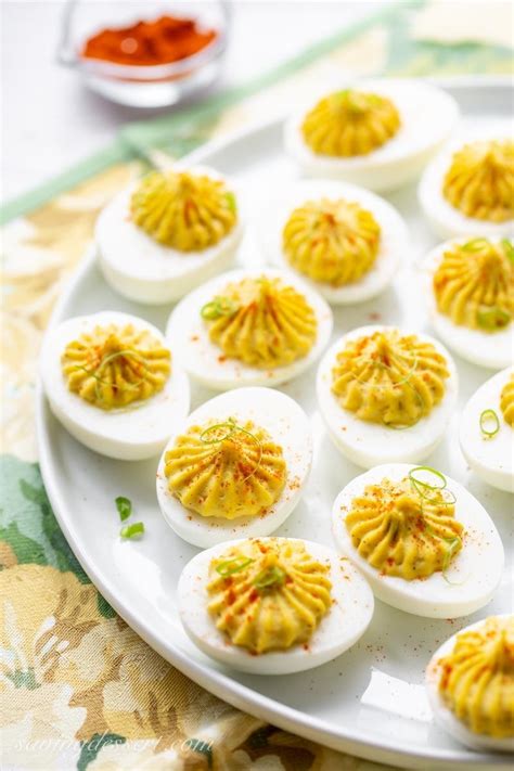 Remember you can always use whole eggs in desserts too. How to make the Best Deviled Eggs - Saving Room for Dessert
