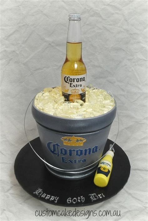 Corona Beer Bucket Cake Decorated Cake By Custom Cake Cakesdecor