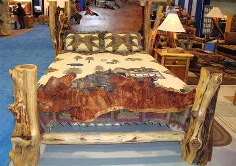 Approximate log furniture dimensions (measurements in inches) log 5 pc.bedroom set includes: Rustic Cedar Log Furniture - TheBestWoodFurniture.com