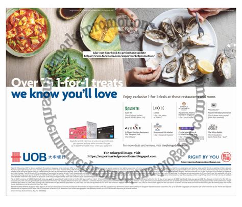 If you walk into any bank, you will see a board (nowadays a screen/monitor) say you have a fd with uob that is maturing on monday. UOB Dining Deals 26 April 2019 ~ Supermarket Promotions