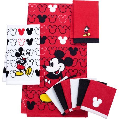 24 w x 44 l. Mickey Mouse Decorative Bath Collection - Bath Towel ...