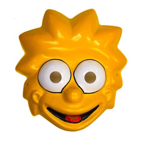 Vintage Ben Cooper Bart Simpson Halloween Mask 1989 The Simpsons Lisa