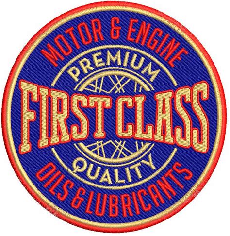 Maybe you would like to learn more about one of these? First class logo machine embroidery design