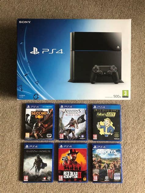 Ps4 500gb Bundle 6 Games Great Condition With Box Perfect