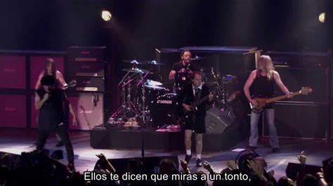 Acdc Rock N Roll Damnation Live Sutitulos En Español Youtube