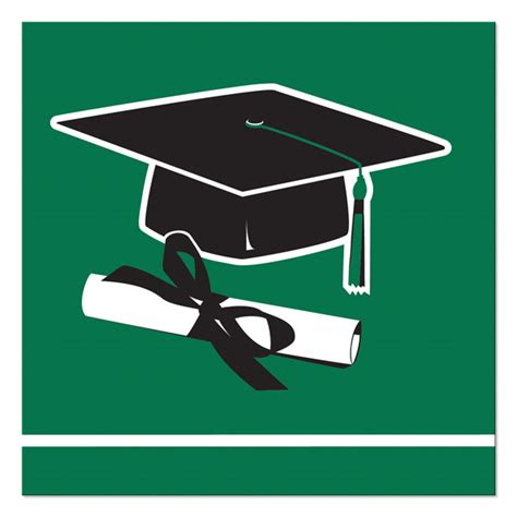 Green Graduation Cap Clipart Best