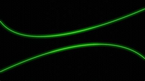 Green Neon Waves Hd Desktop Wallpaper Widescreen High Definition