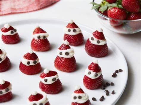 I love trying out new recipes and creating adorable new treats to enjoy. Strawberry Santas Recipe | Giada De Laurentiis | Food Network