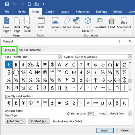 How To Insert Symbols And Special Characters In Microsoft Word