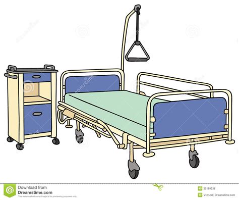 Cartoon Hospital Bed Images Cartoon Image Of Hospital Bed Stock Photo