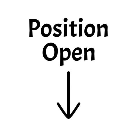 Position Open Stickers