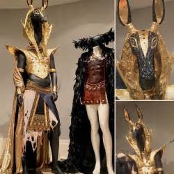 Anubis Cosplay Gold Armor Costume Heidiklumhalloween