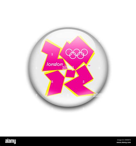 London 2012 Olympic Games Logo Stock Photo Alamy