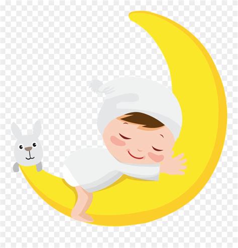 Moon ‿ ⁀ Good Night Baby Baby Clip Art Infant Png Download