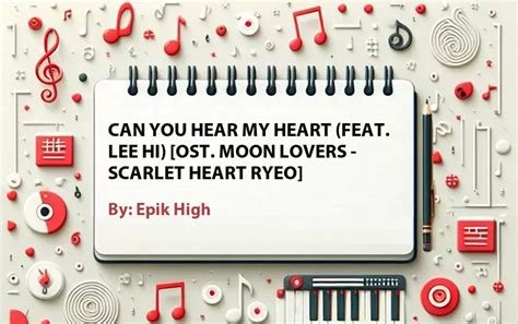 Lirik Lagu Can You Hear My Heart Feat Lee Hi Ost Moon Lovers