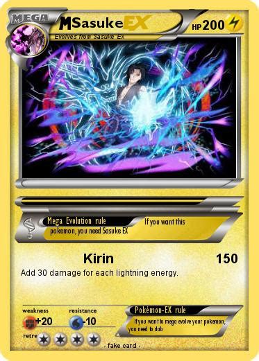 Pokémon Sasuke 4810 4810 Kirin My Pokemon Card