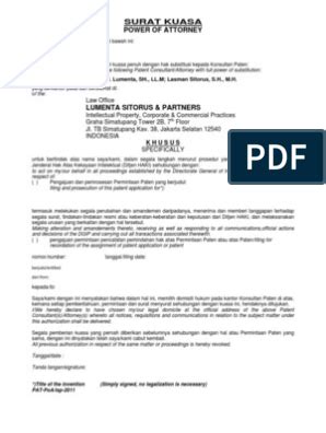 3 contoh dialog expressing impossibility bahasa inggris. Format Contoh Surat Kuasa Dalam Bahasa Inggris Dan Artinya ...