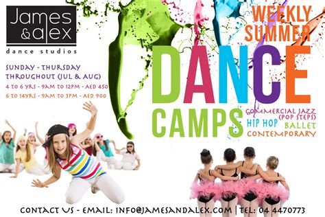 Weekly Summer Dance Camps Starting 2nd July To 31st August 2017