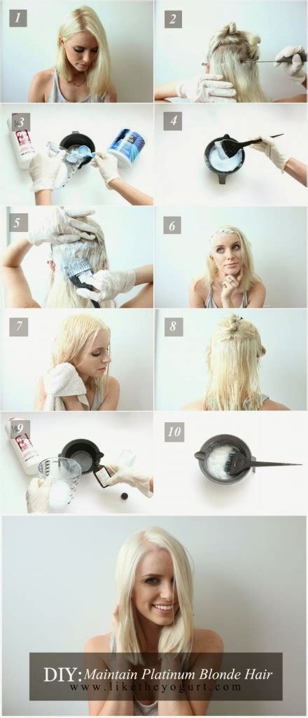 Diy platinum blonde for men | dark hair to blonde. How To Maintain Platinum Blonde Hair - Like The Yogurt