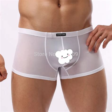 Buy Wj Men S Ice Silk Boxers Fashion Man Sexy Boxer Shorts Healthy Underwear