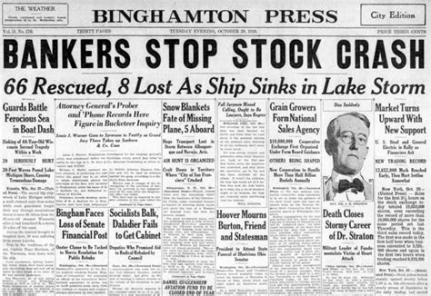 Why Did The Stock Market Crash During The Great Depression The Great
