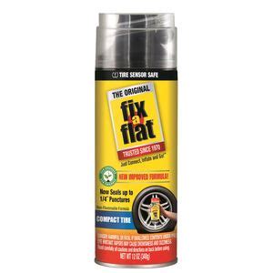 It requires you to be a little meticulous so before going to know how to fix a flat tire, let's take a look at the most common reason behind the flat. Fix-A-Flat 12 oz. Eco-friendly Fix-A-Flat with hose for ...
