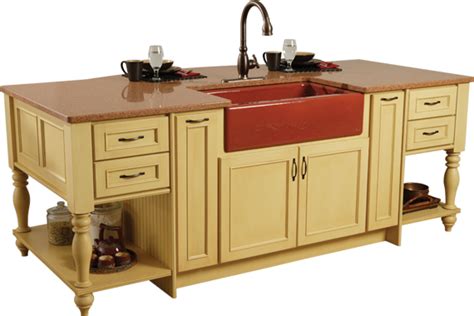 Everyone loves a kitchen island. This kitchen island not only provides additional clean-up ...