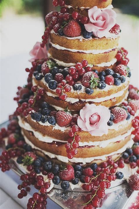21 Rustic Berry Wedding Cake Inspirations For Your Big Day Mrs To Be