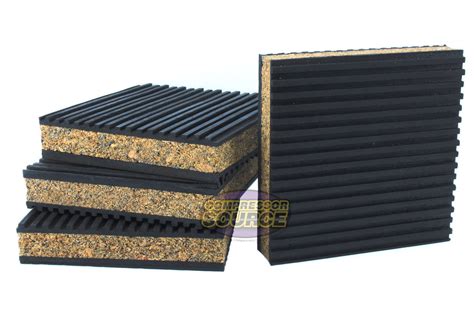 4 Anti Vibration Isolation Pad Rubber Cork Dampener 4x4 78 Home Au