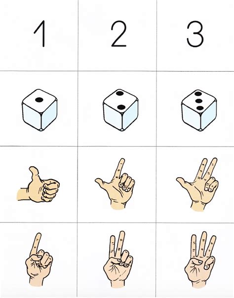 Cartes Nombres Divers Représentations Jusquà Trois Mathematique