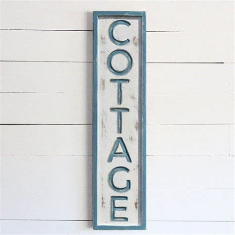 Maybe you would like to learn more about one of these? Cottage Wood Wall Sign | Wall signs, Lake cottage decor ...
