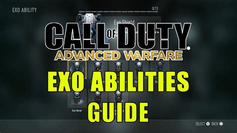 Call Of Duty Advanced Warfare Exo Abilities Overview And Guide Youtube