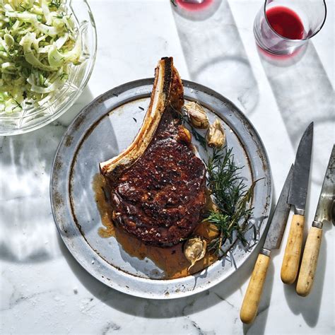 Pat dry the rib eye steak (1) with paper towels. Butter-Basted Rib Eye with Crunchy Fennel Salad | Recipe ...