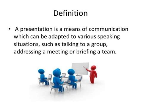 Presentation skills definition