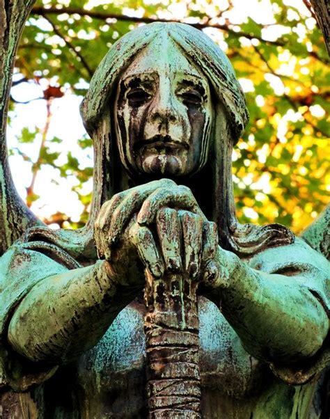 Lakeview Cemetary She Looks So Strong Cemetary Statue Cemetery